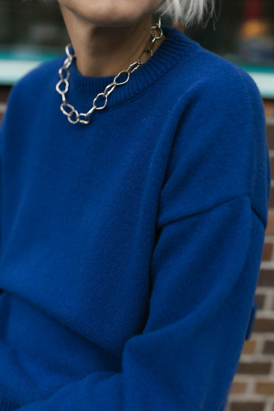 REINE /cobalt merino+cashmere/