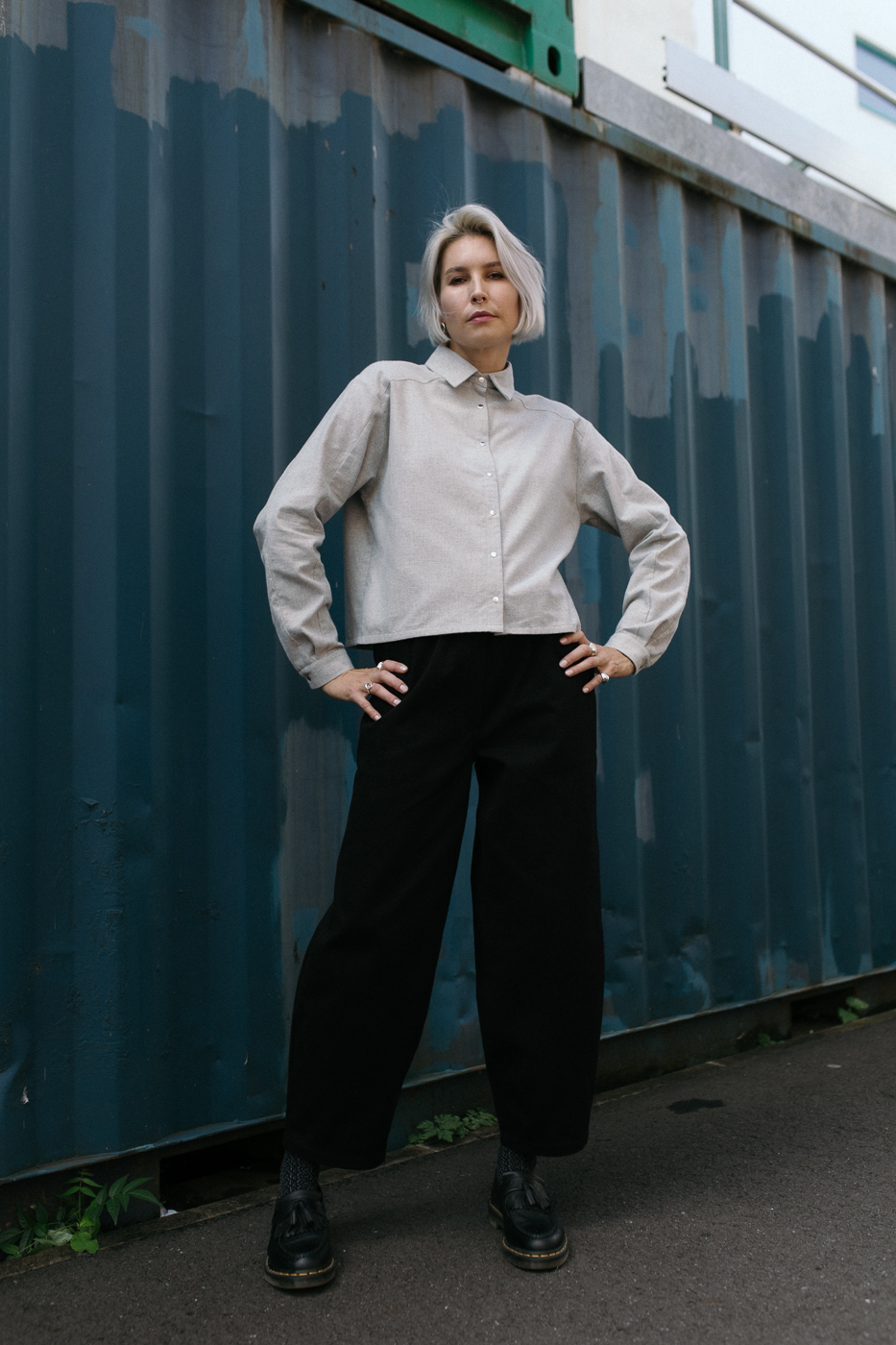 ARCHIE /light gray flannel/