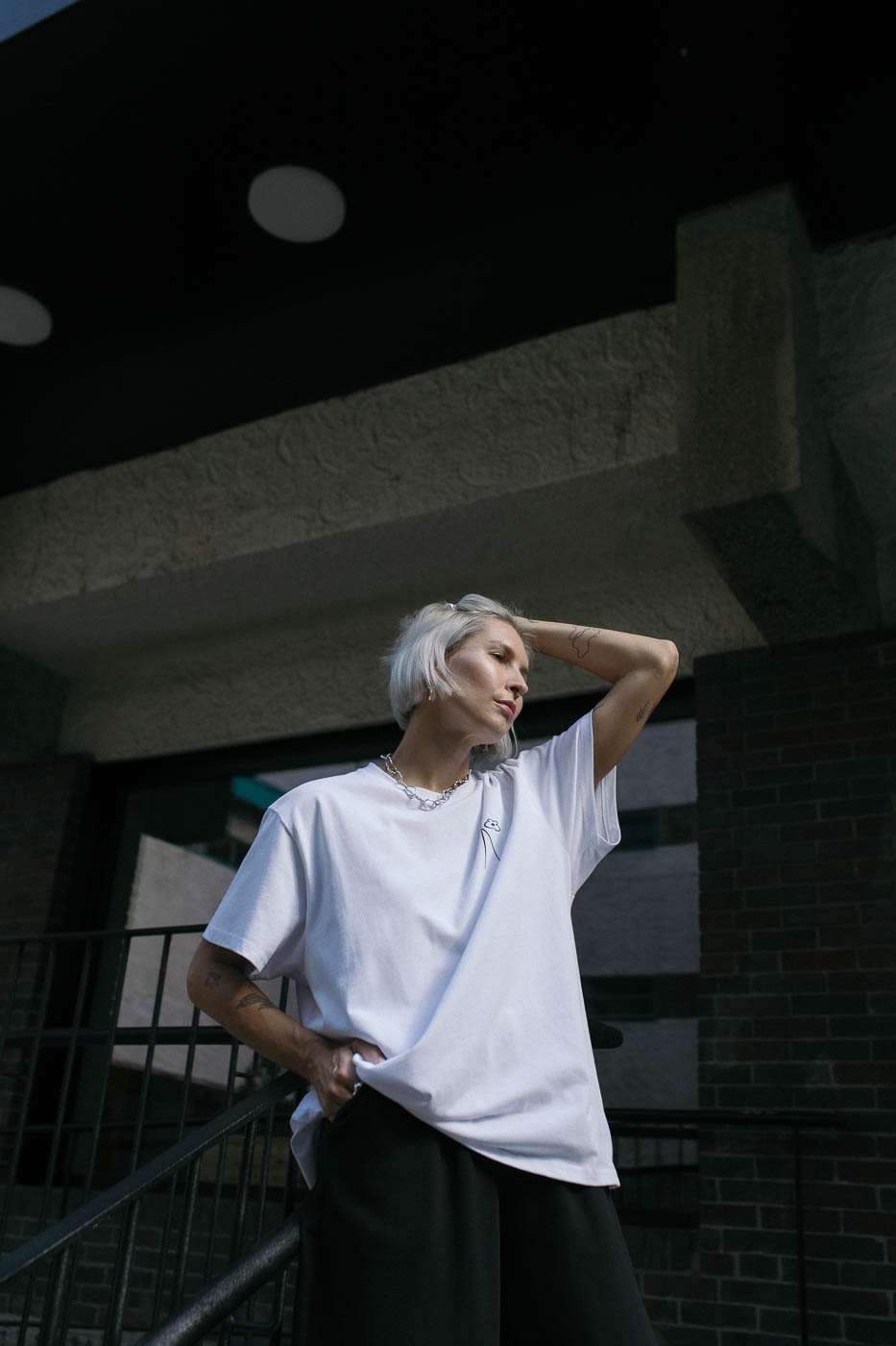 VASES /black on white cotton/