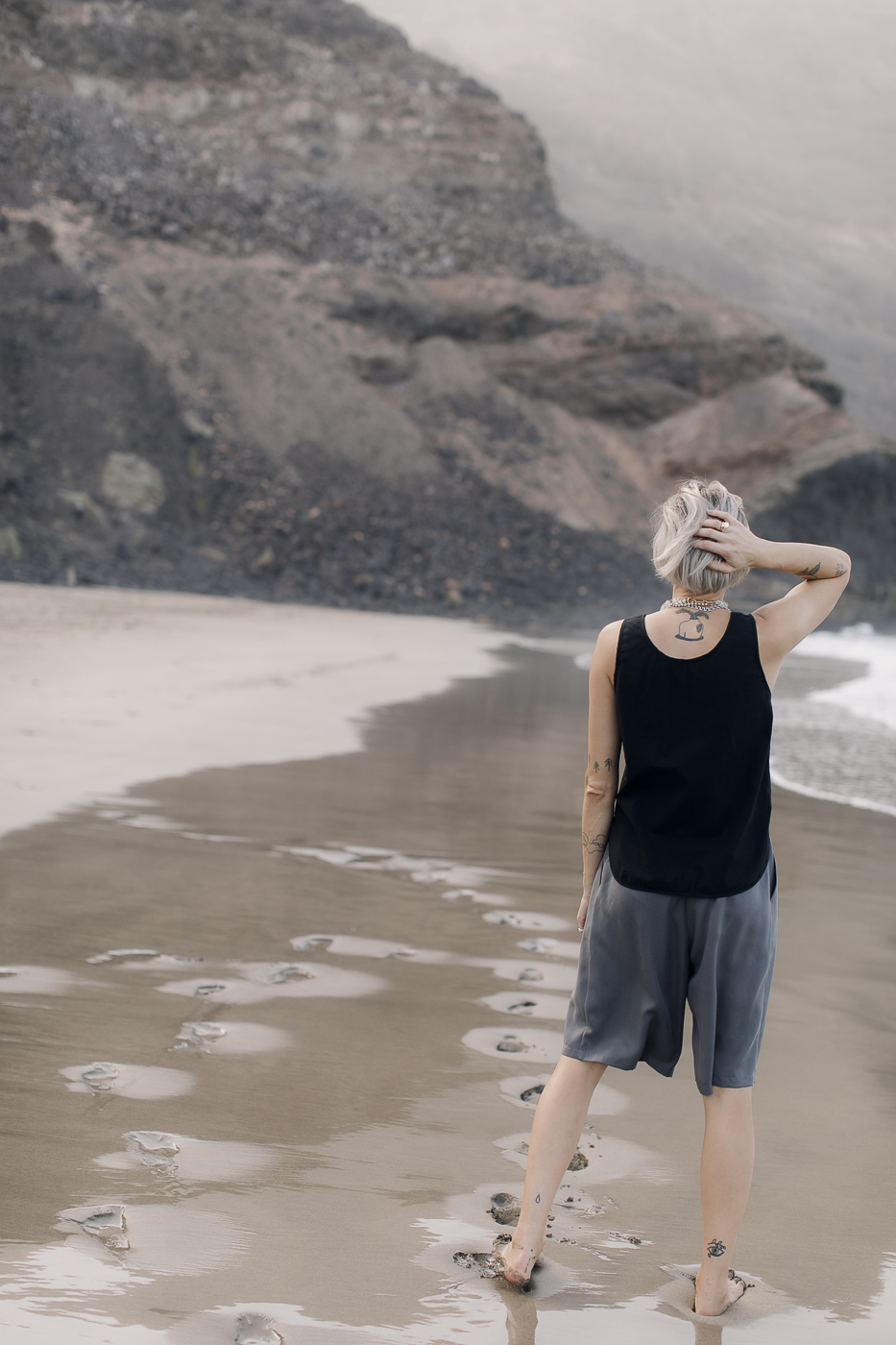 BAHAMAS /stone gray tencel/