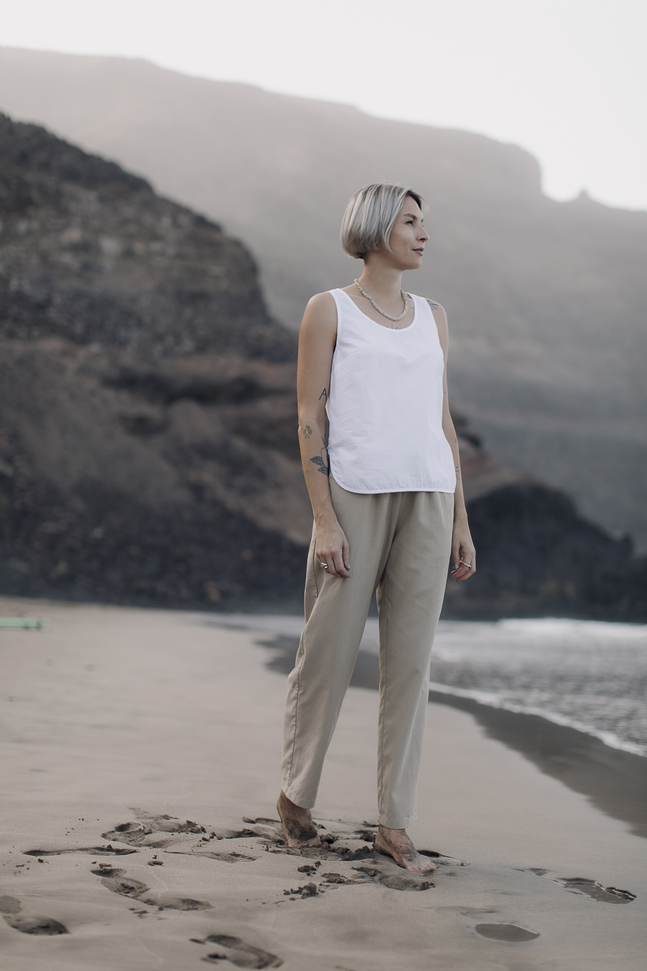 BOOI /beige cotton+lyocell/