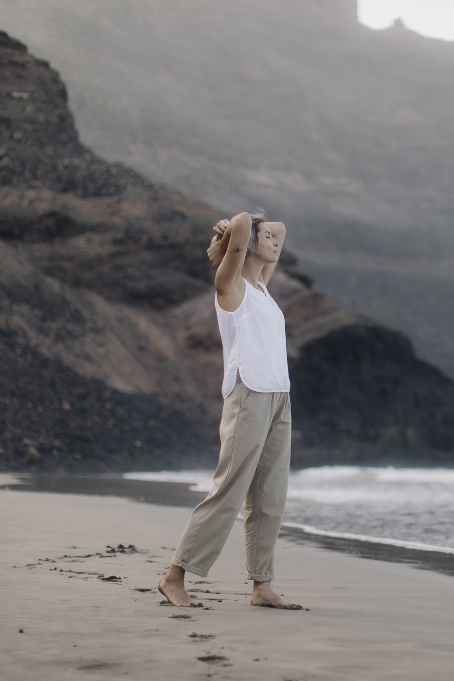 SAMI /white cotton poplin/