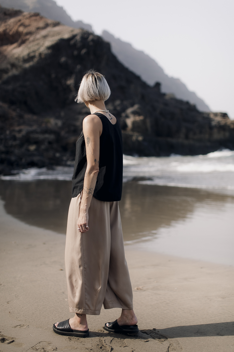 PLAY /coffee beige tencel/