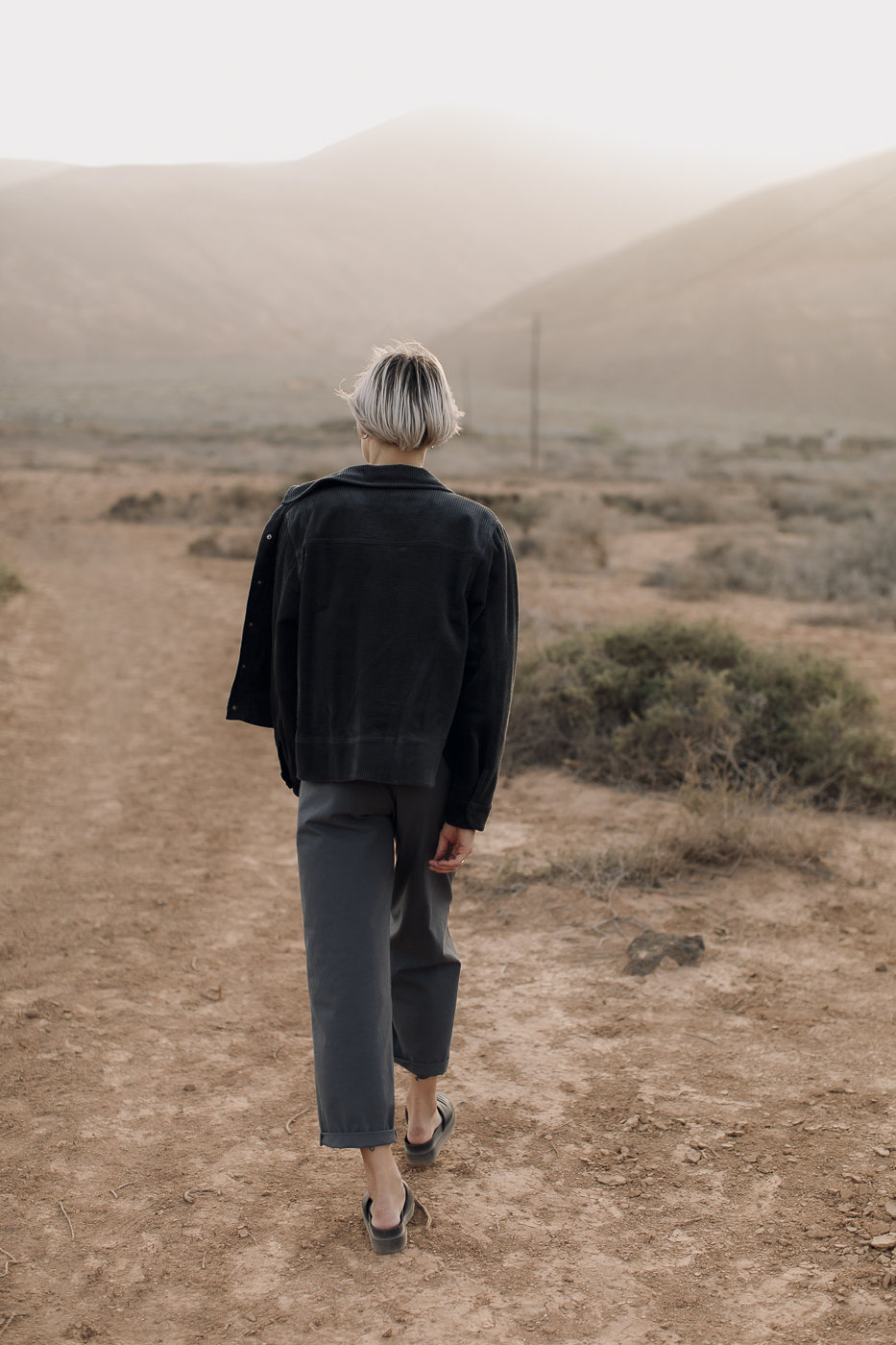 BOOI /stone gray cotton+lyocell/