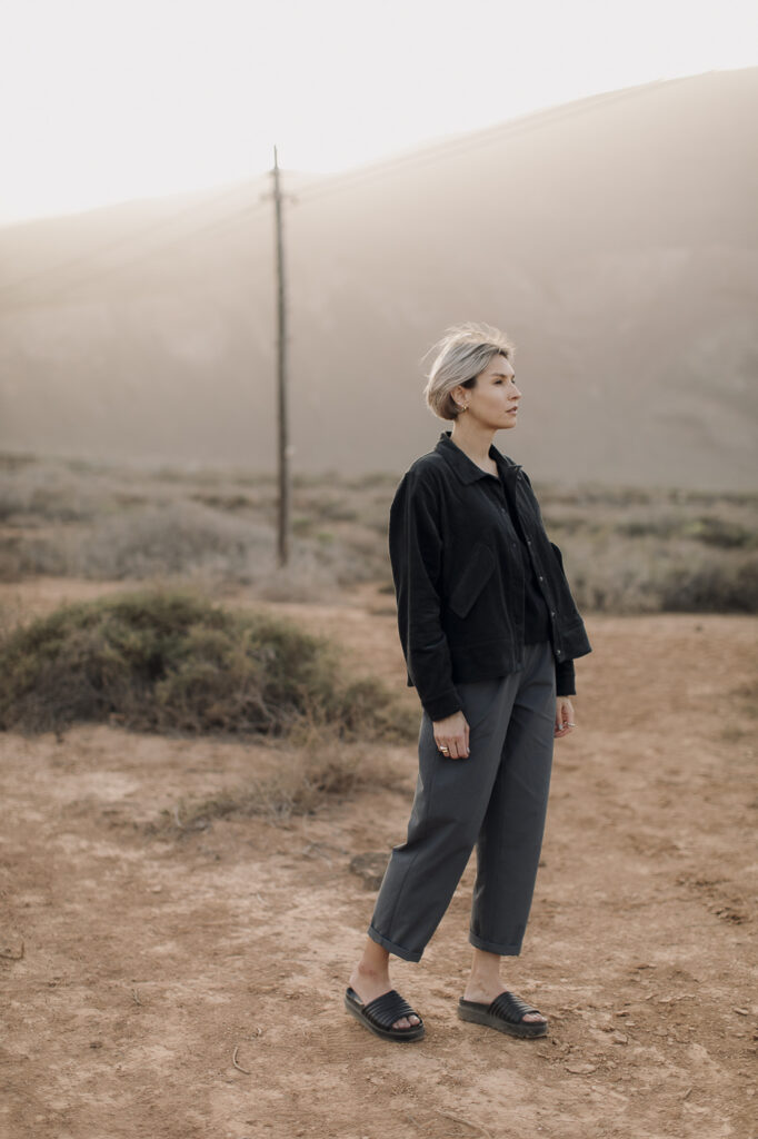 BOOI /stone gray cotton+lyocell/