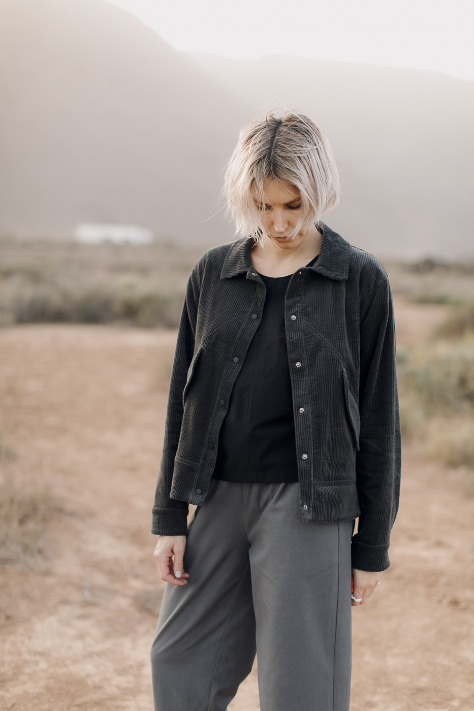 YORK /graphite corduroy/