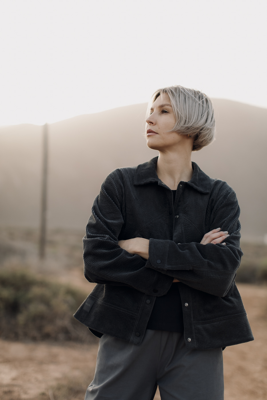 YORK /graphite corduroy/