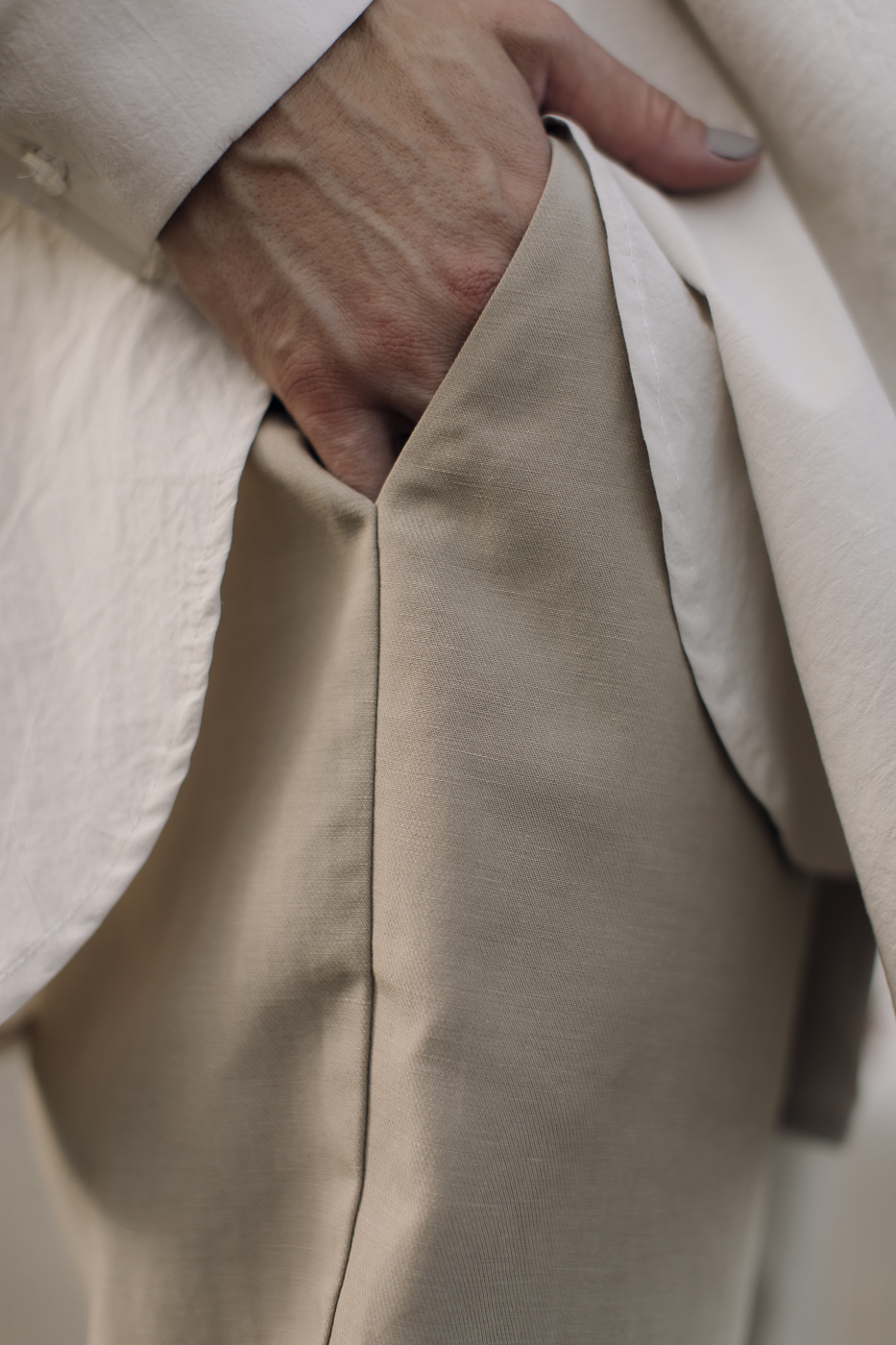 BOOI /beige cotton+lyocell/