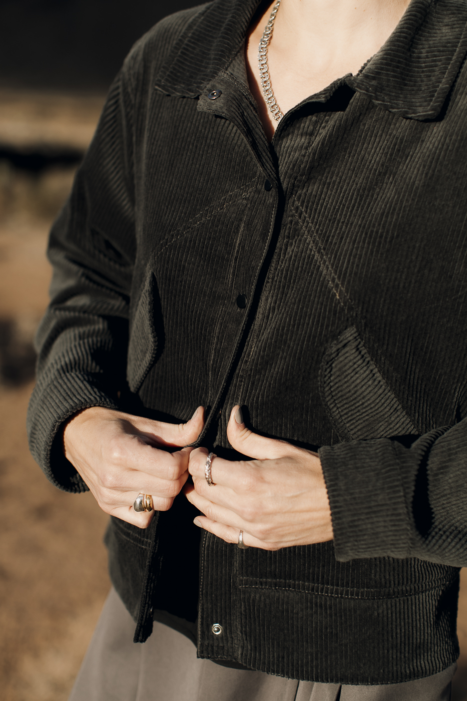 YORK /graphite corduroy/