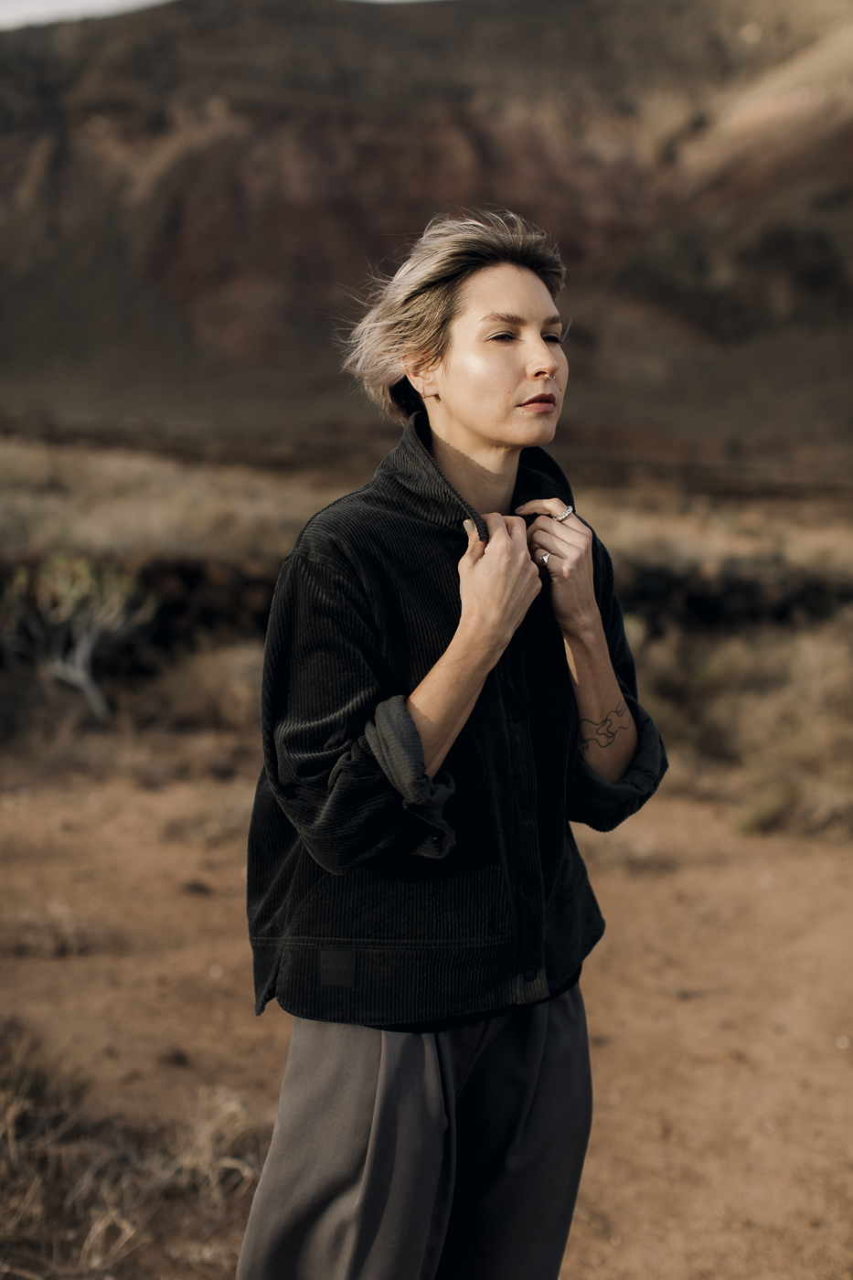 YORK /graphite corduroy/