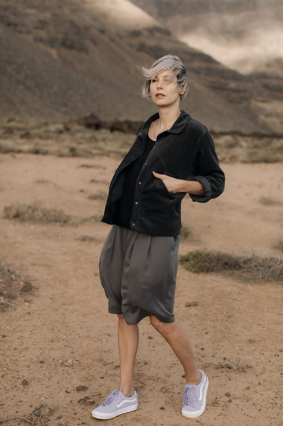 BAHAMAS /stone gray tencel/