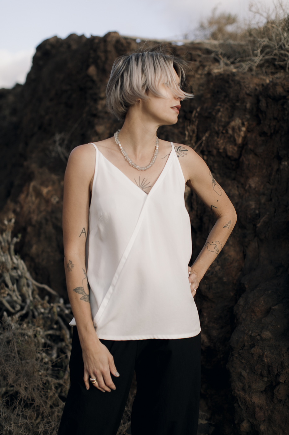 CAIO /white tencel/