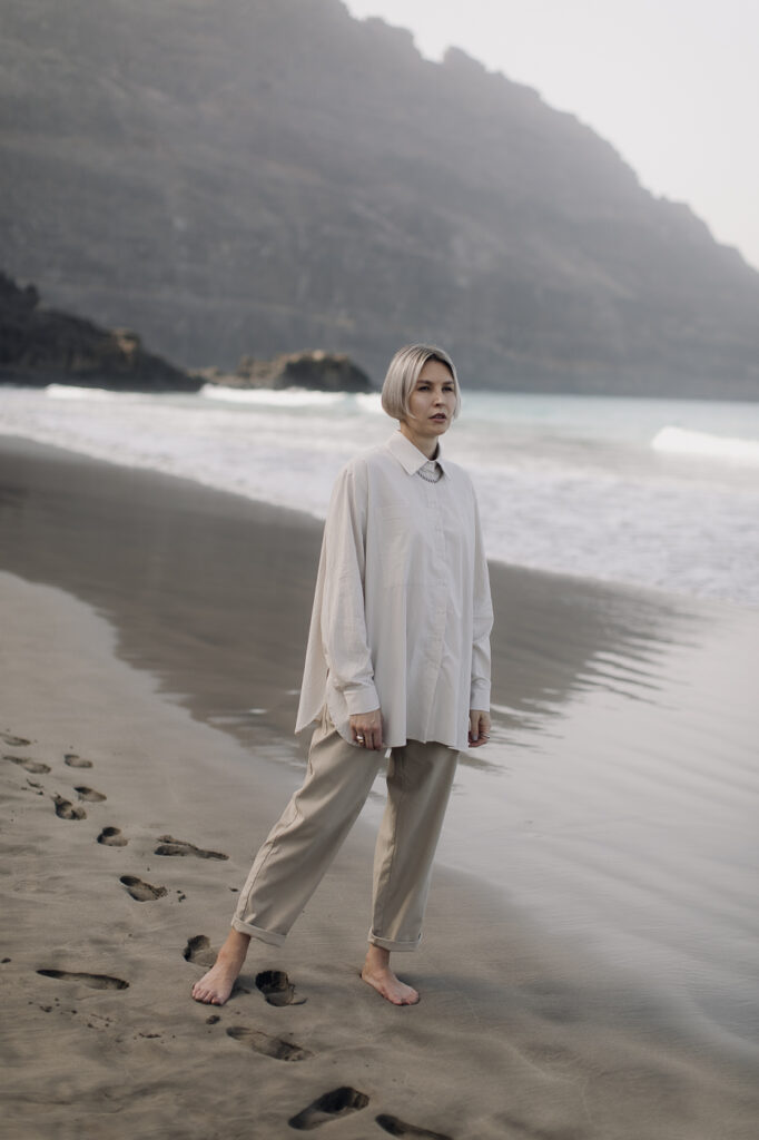 FLORIDA /sand cotton poplin/ - 1 SIZE