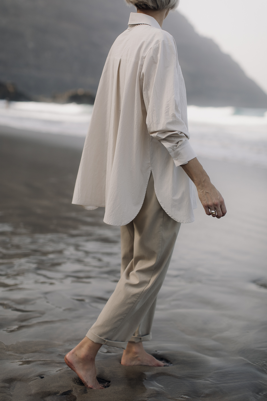 BOOI /beige cotton+lyocell/