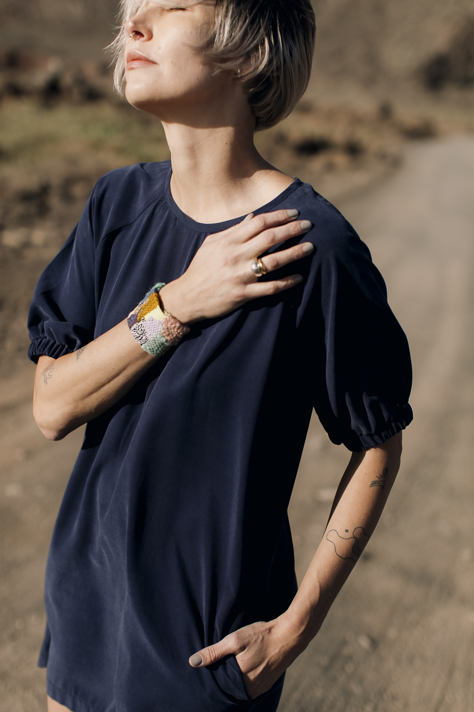 SUPERNOVA /navy rayon/