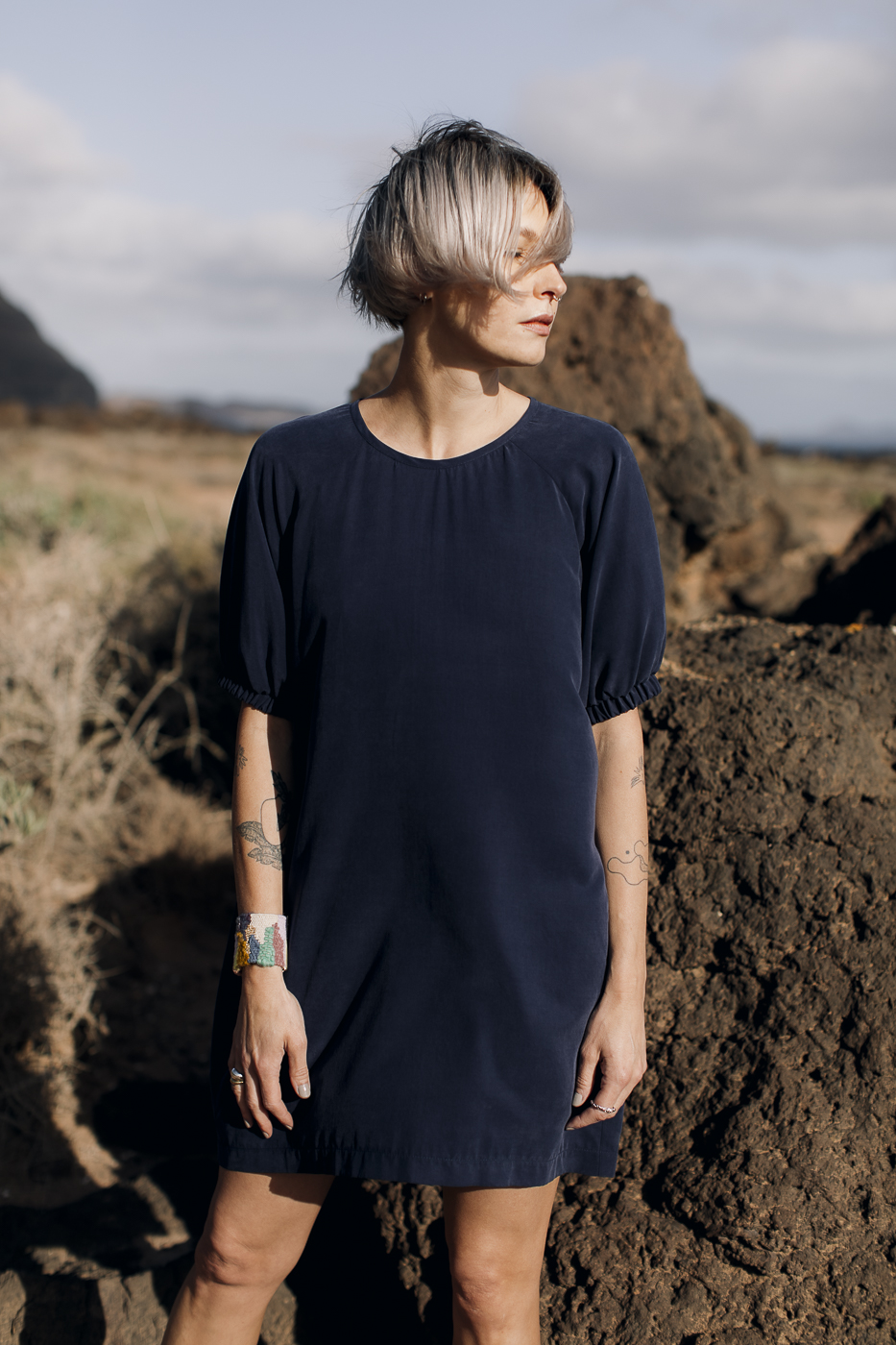 SUPERNOVA /navy rayon/