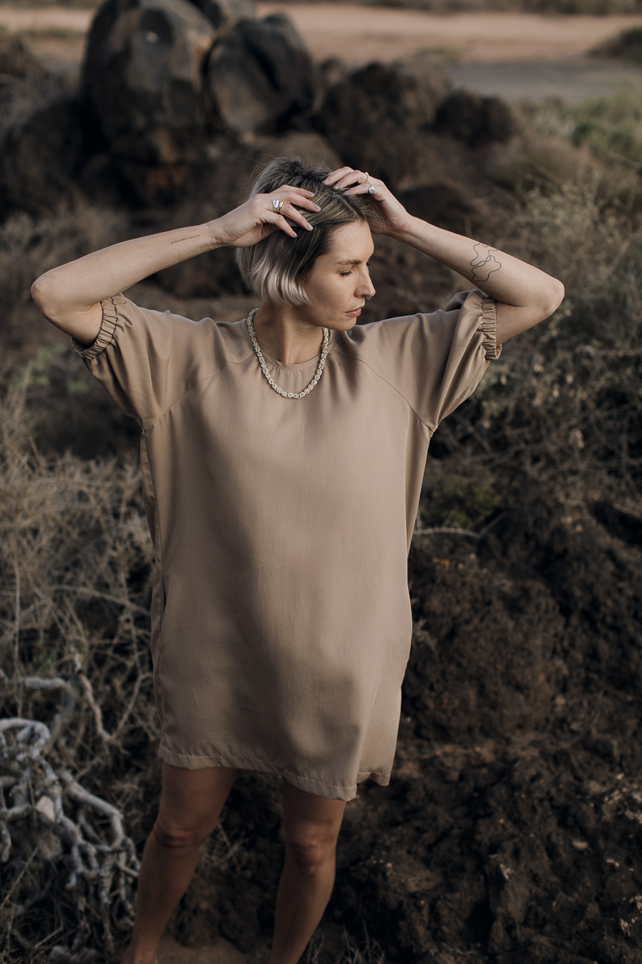 SUPERNOVA /coffee beige tencel/