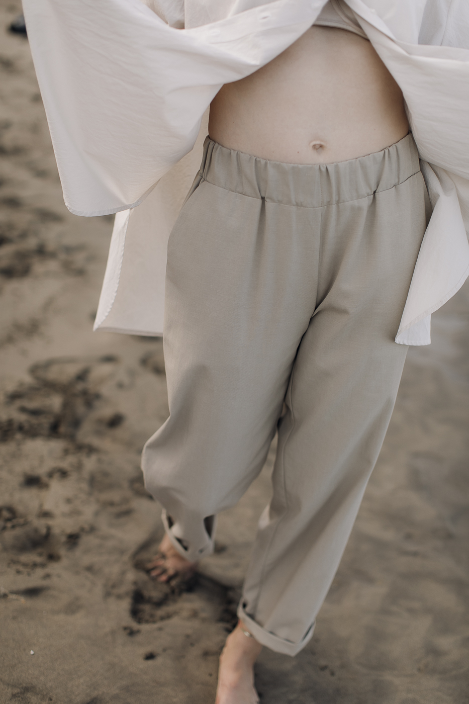 BOOI /beige cotton+lyocell/