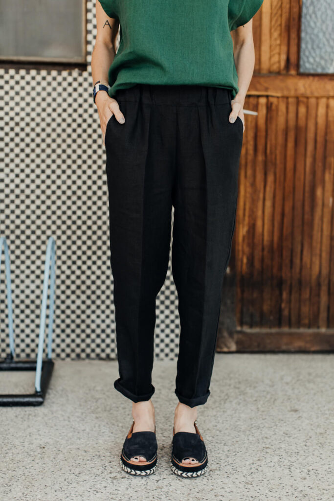 TWO/NIGHT /black linen/