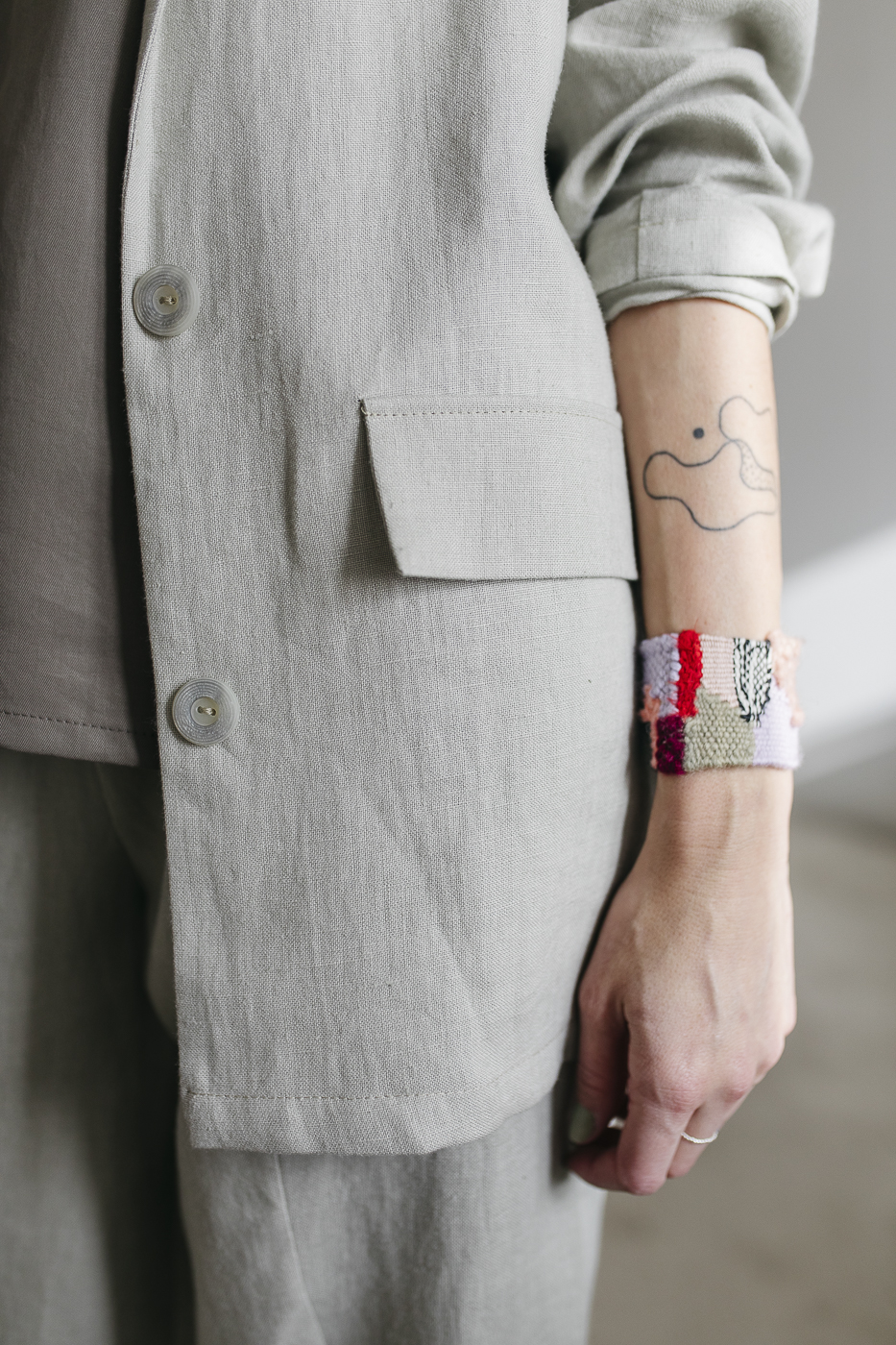 OXI /pistachio linen/