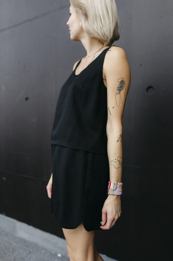 HI ROMA /black tencel/