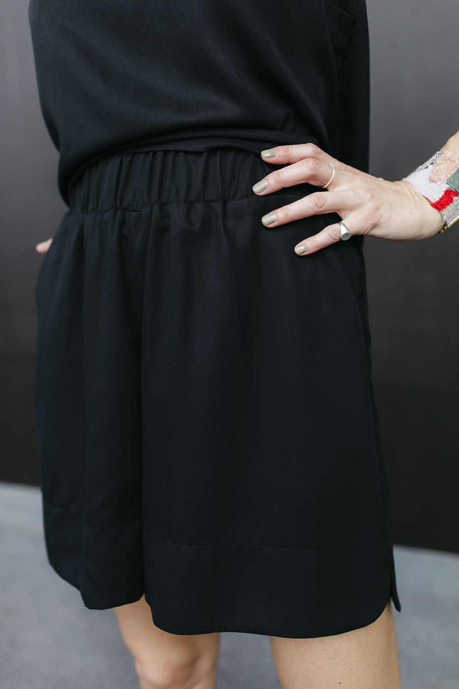 HI ROMA /black tencel/
