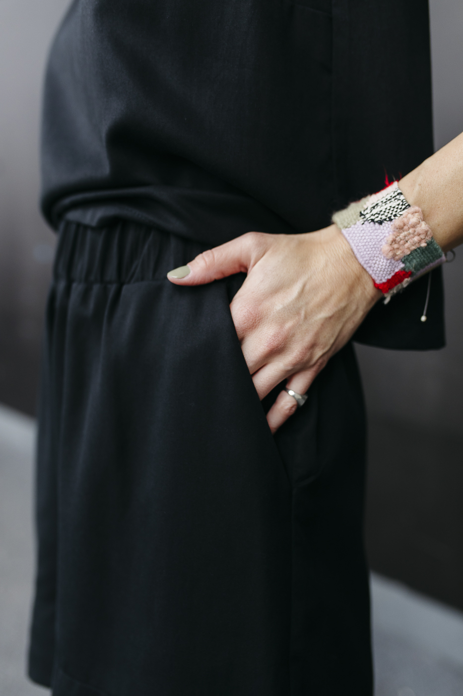 HI ROMA /black tencel/