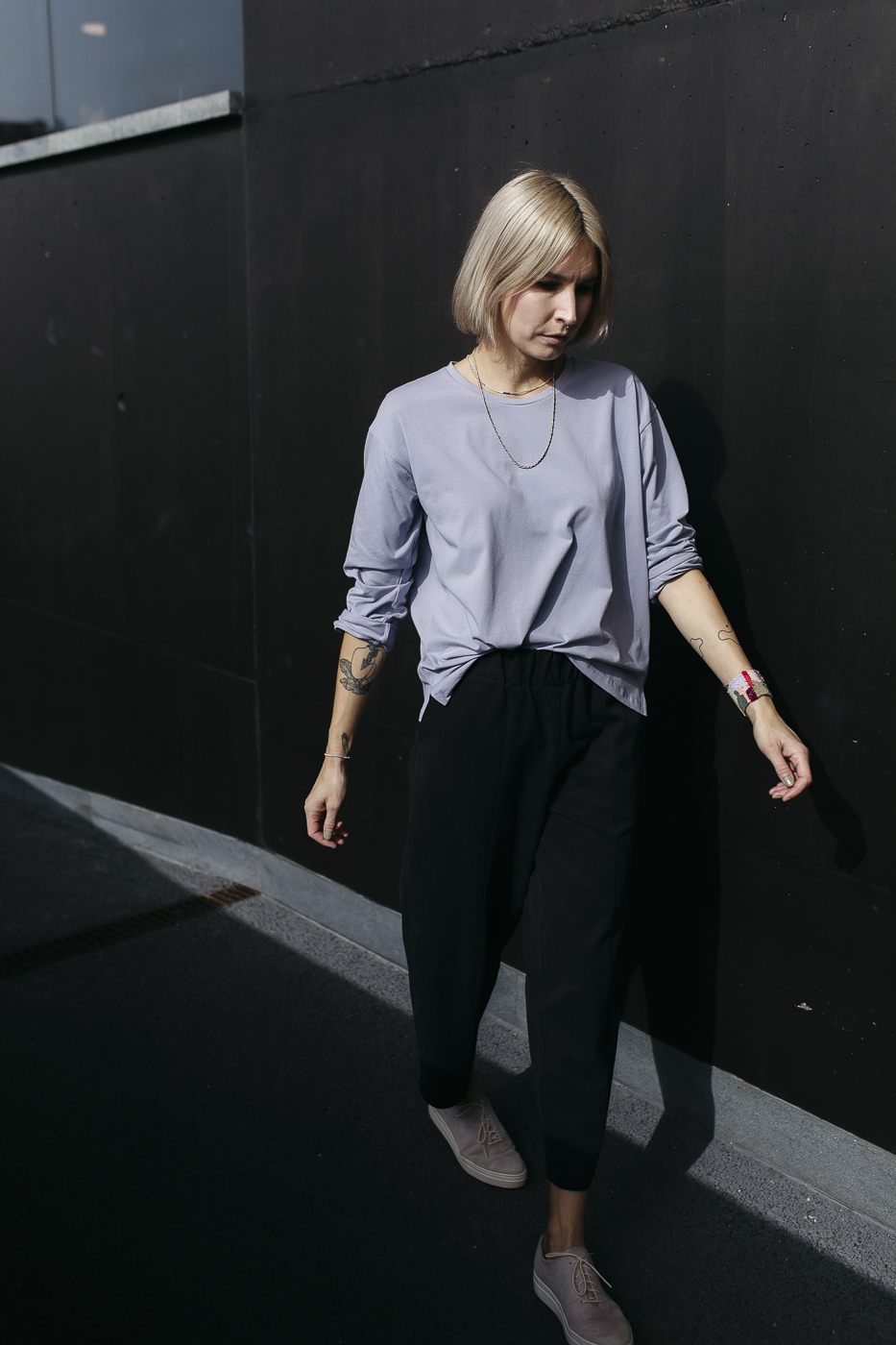 LISBOA /charcoal cotton+tencel/