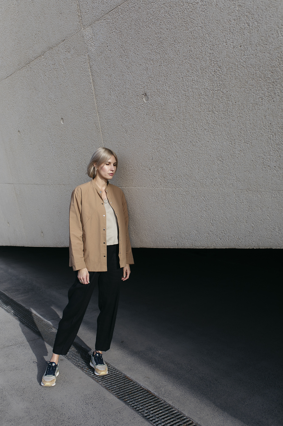 TEIDE /cafe latte cotton+nylon/