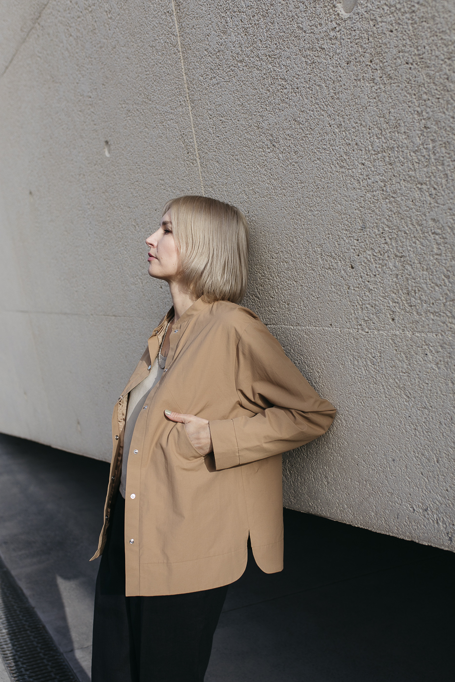 TEIDE /cafe latte cotton+nylon/