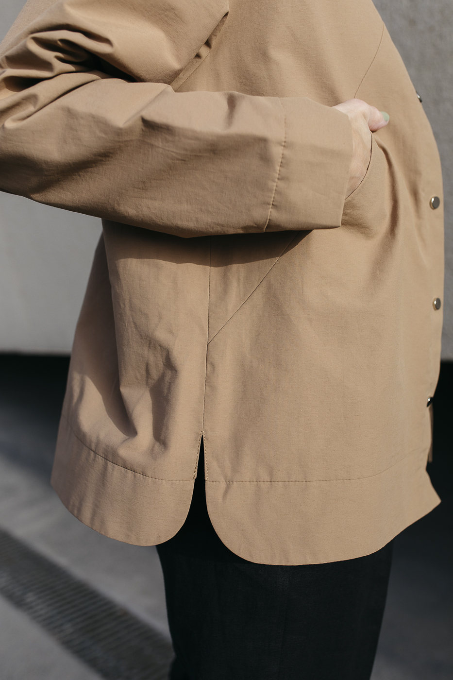 TEIDE /cafe latte cotton+nylon/