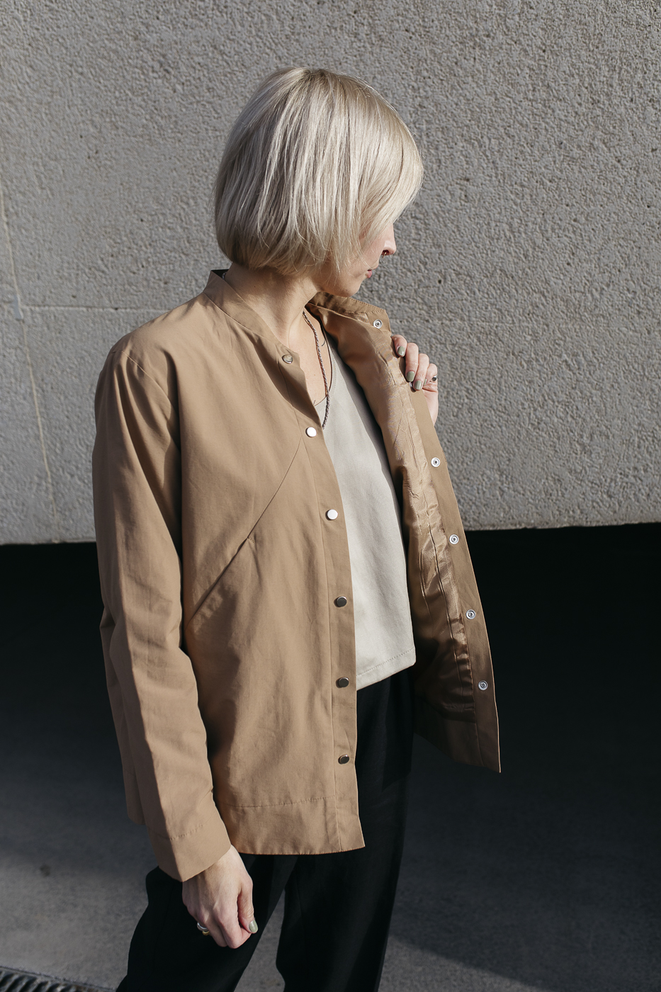 TEIDE /cafe latte cotton+nylon/