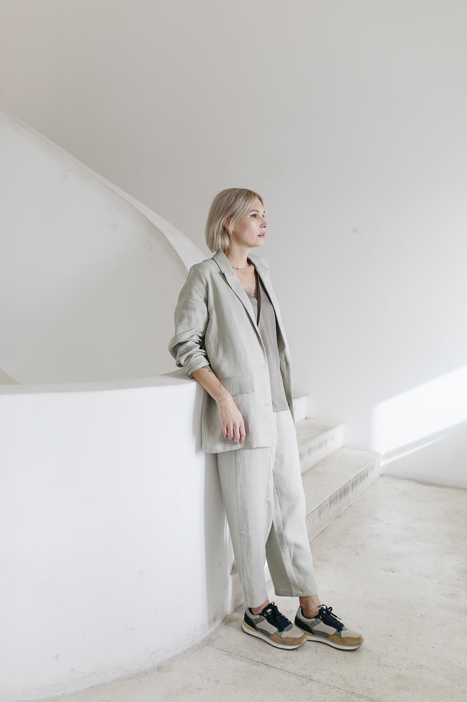 OXI /pistachio linen/