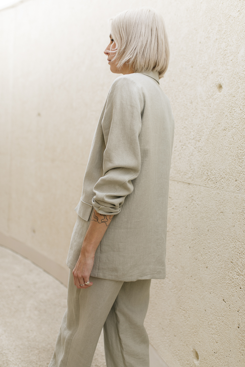 OXI /pistachio linen/