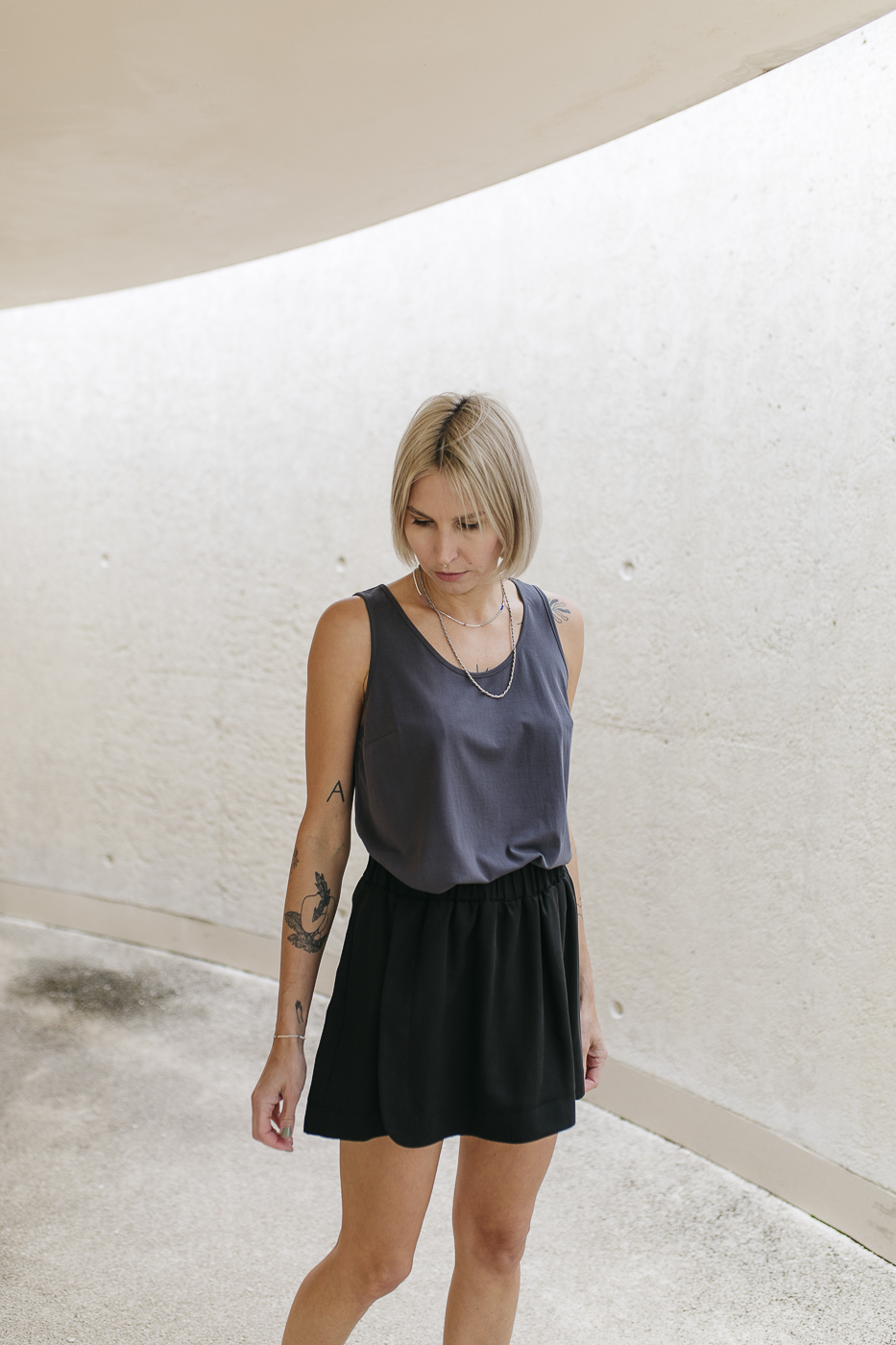 COUCOU /black tencel/