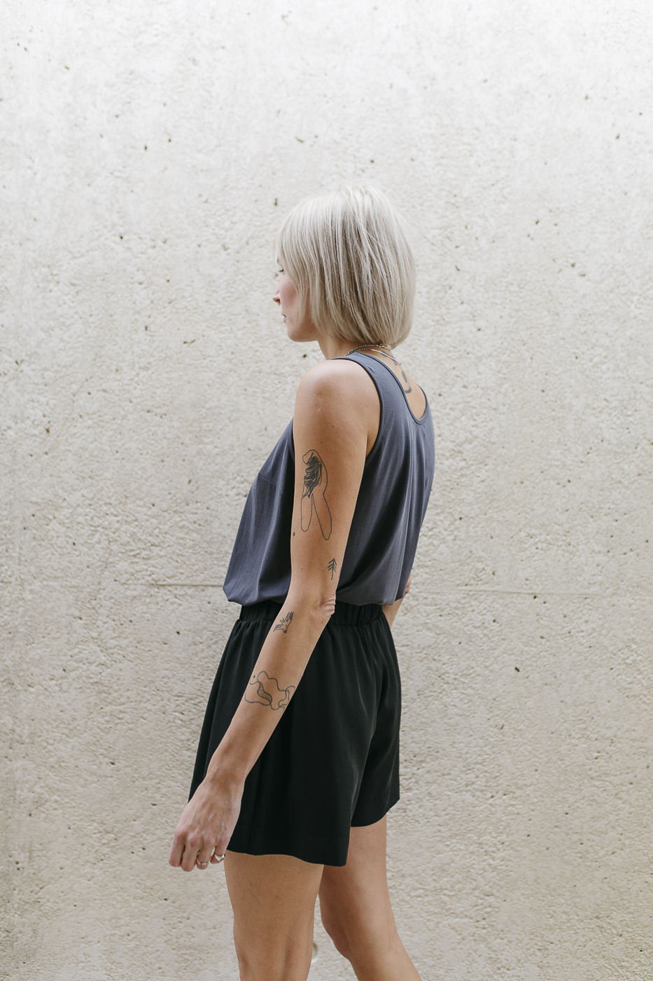 COUCOU /black tencel/