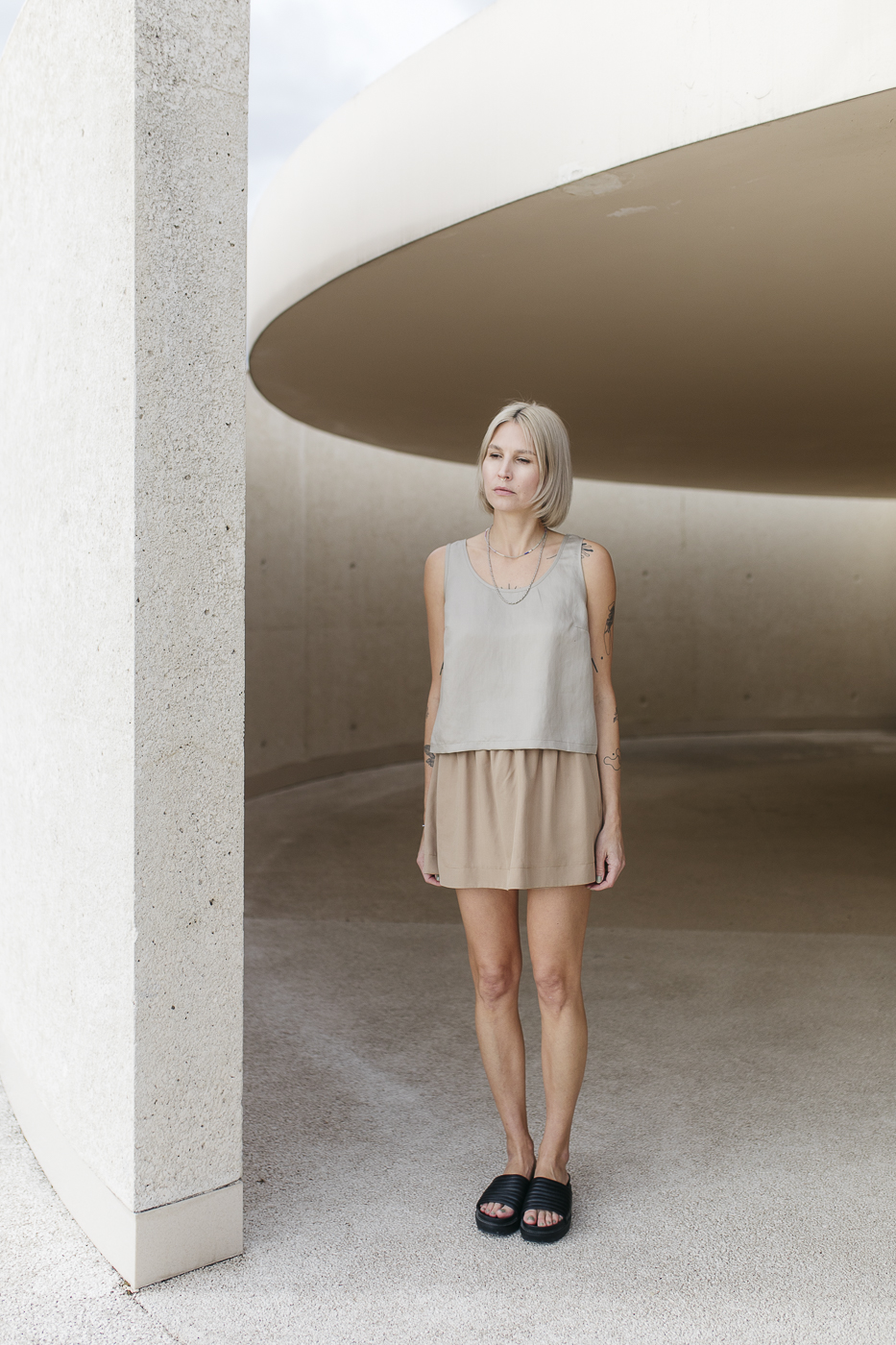 COUCOU /coffee beige tencel/