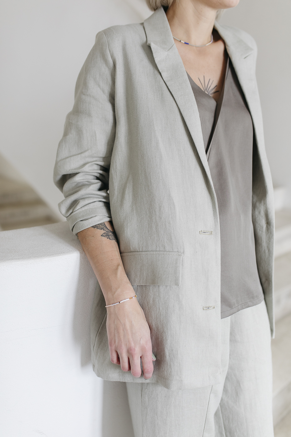 OXI /pistachio linen/