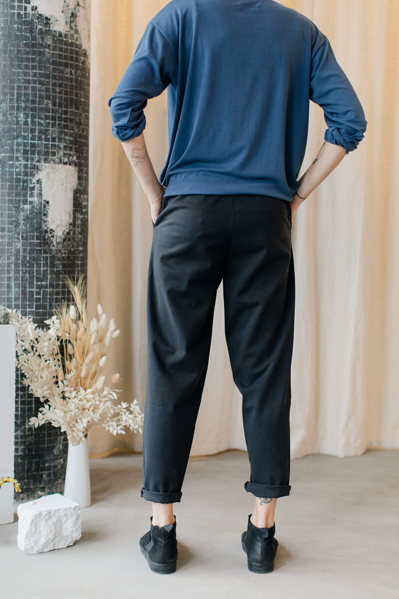 YOUTH /charcoal cotton+tencel/