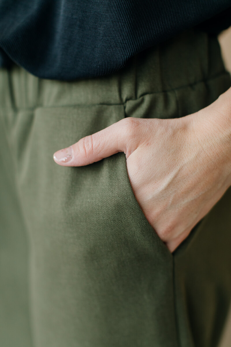 YOUTH /khaki cotton+tencel/