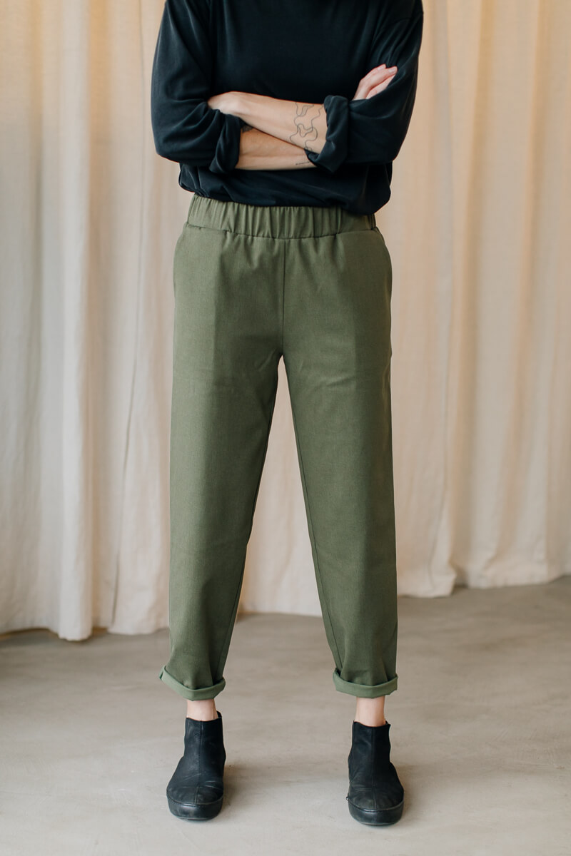 YOUTH /khaki cotton+tencel/