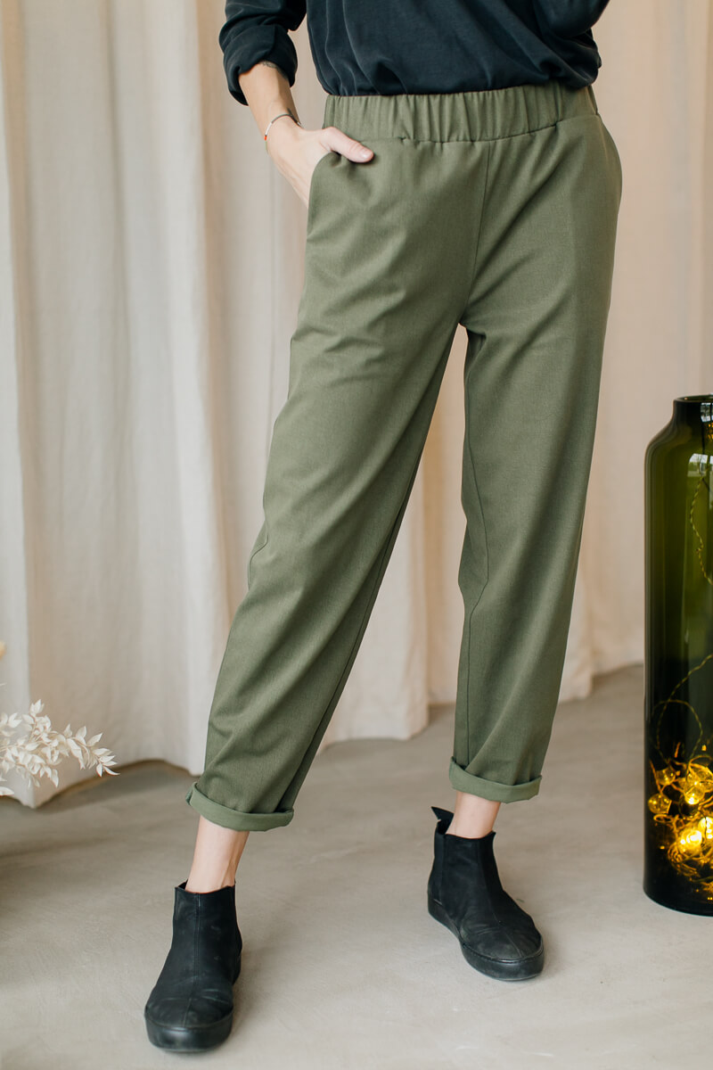 YOUTH /khaki cotton+tencel/