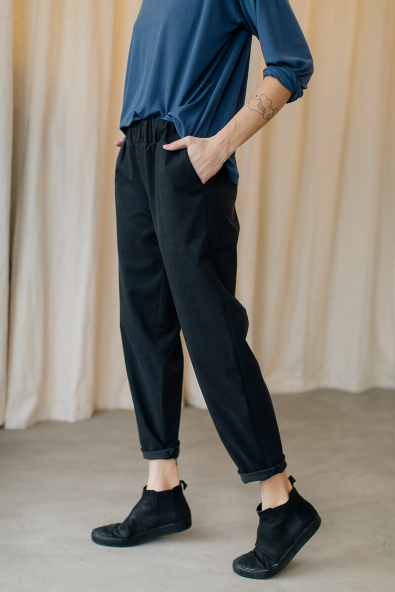 YOUTH /charcoal cotton+tencel/