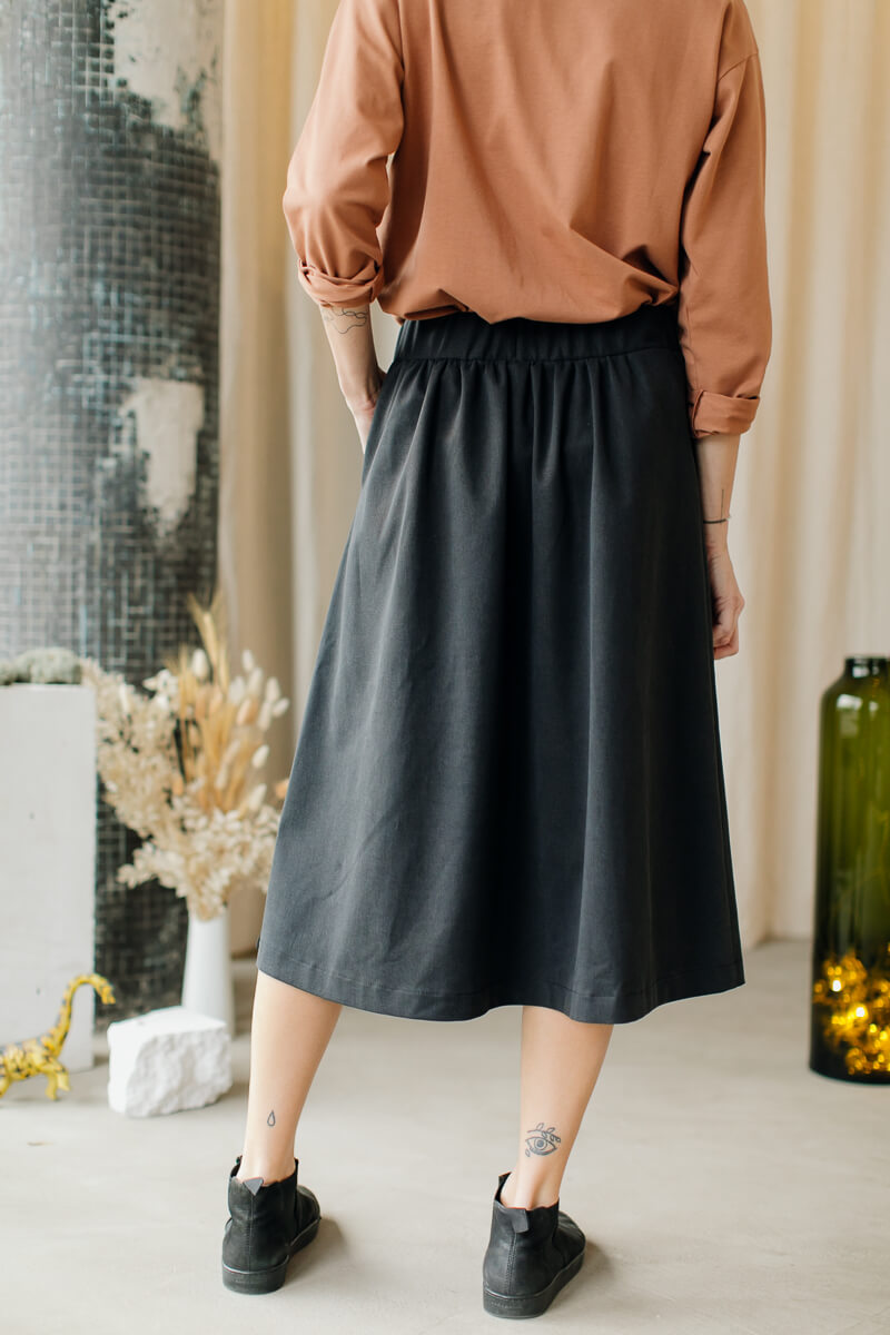 BETI /charcoal cotton+tencel/