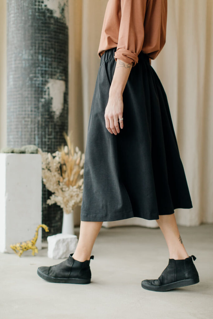 BETI /charcoal cotton+tencel/