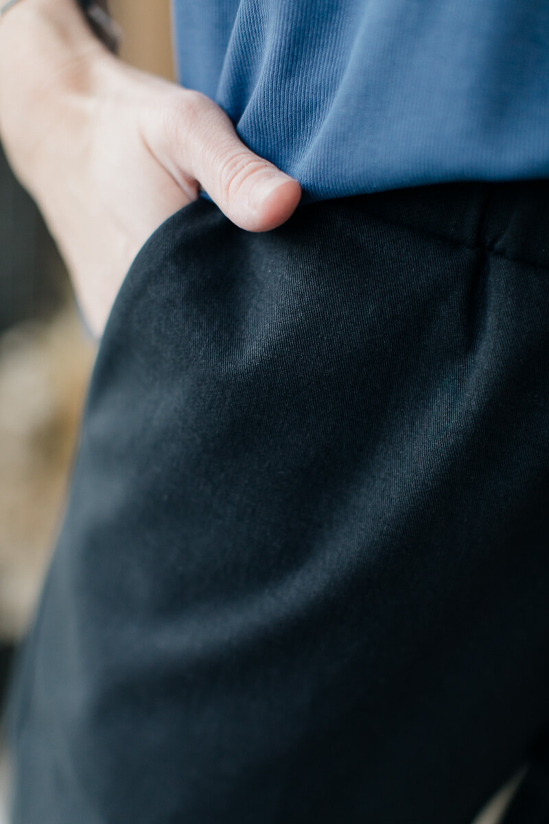 YOUTH /charcoal cotton+tencel/