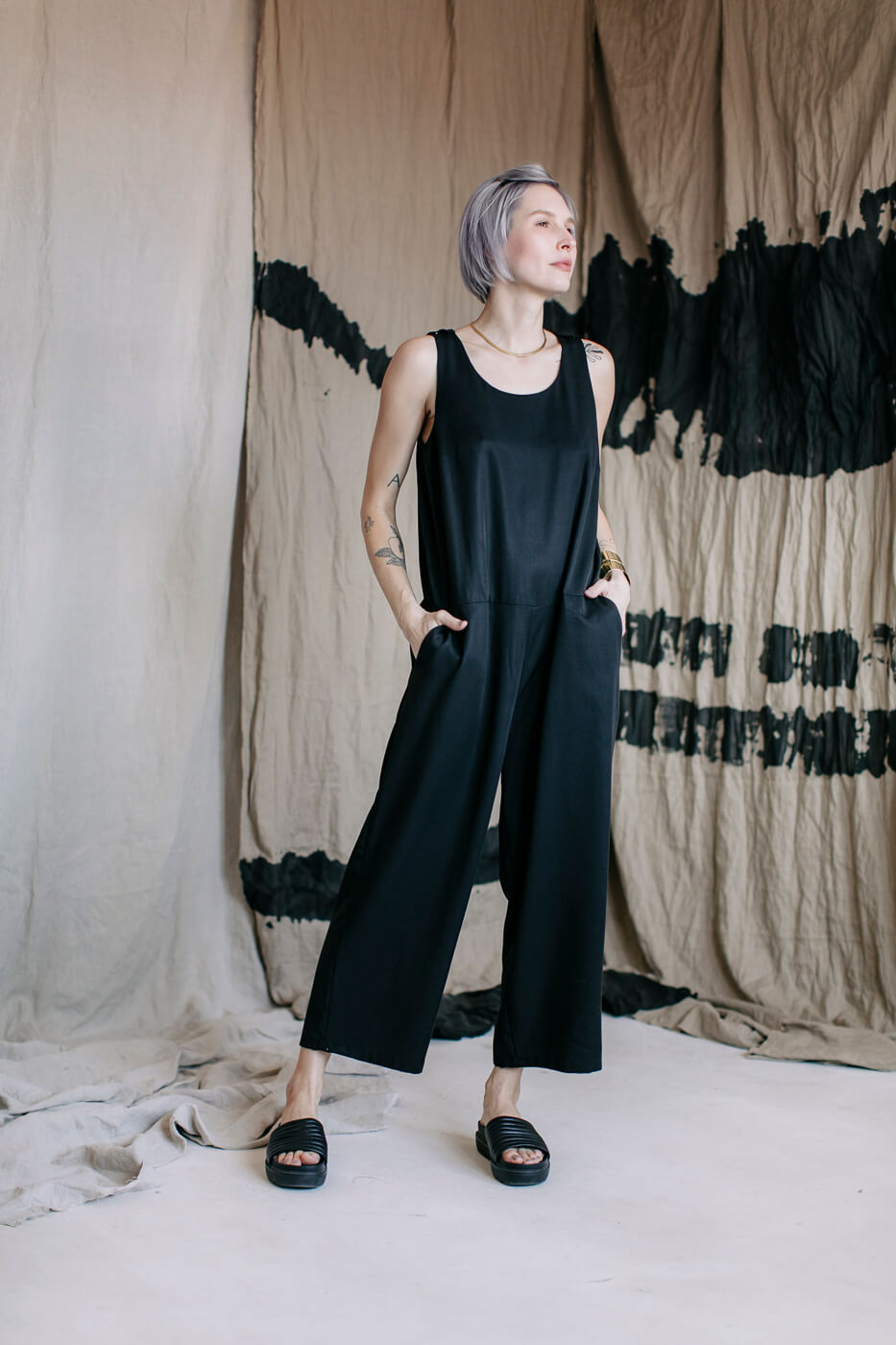 KEIKO /black tencel/