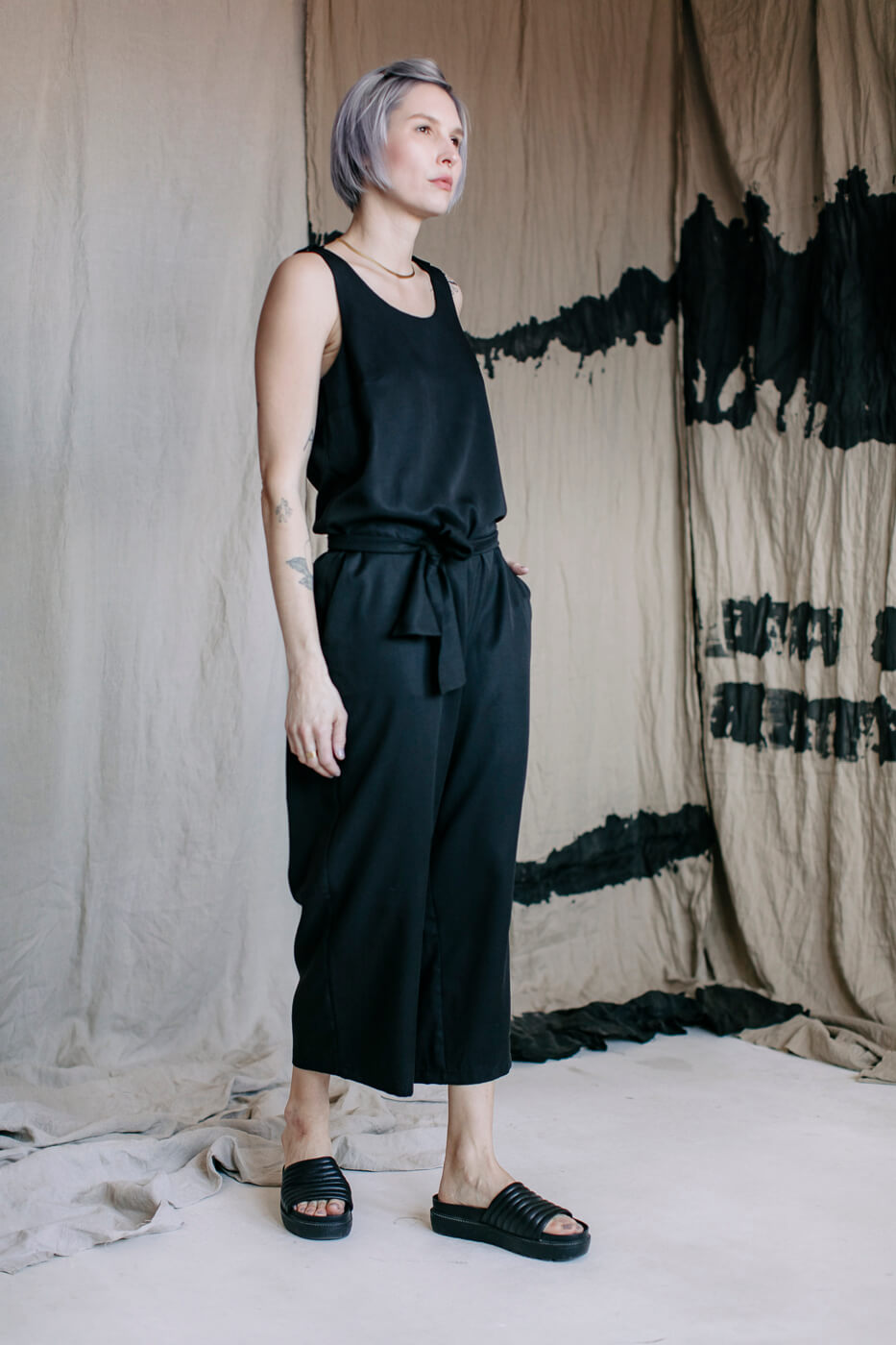 KEIKO /black tencel/