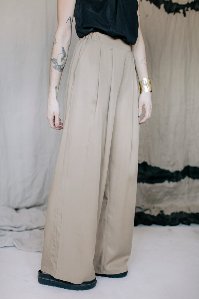 HI /coffee beige tencel/