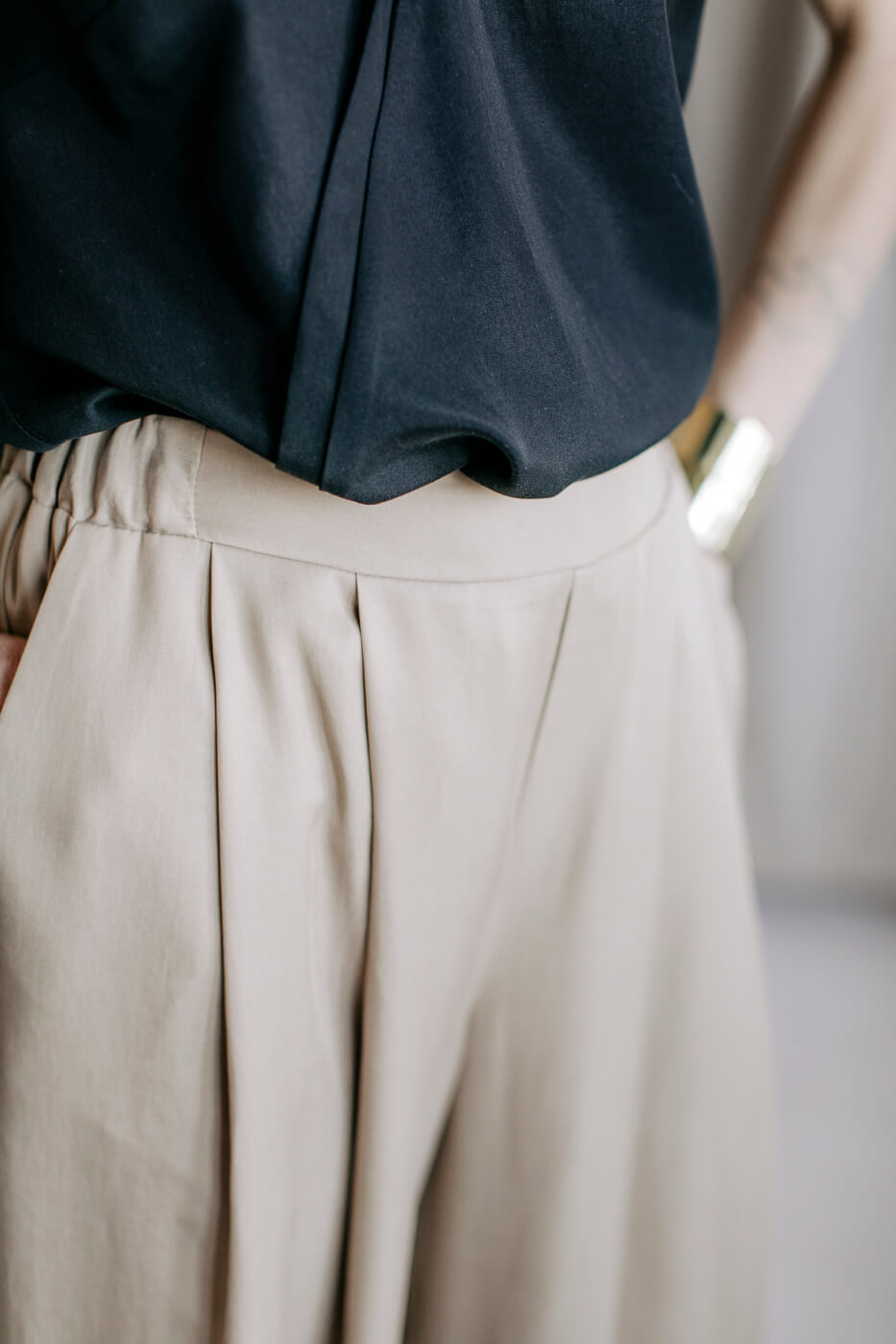 HI /coffee beige tencel/